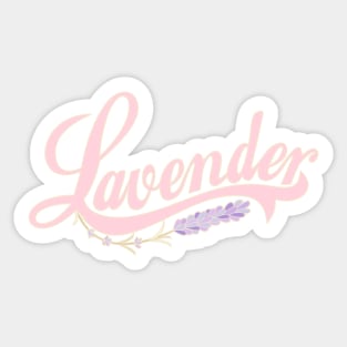 Lavender flower Sticker